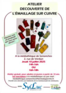 photo Atelier découverte de l'émaillage sur cuivre