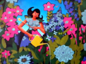 photo Exposition de peintures de Valery Boudière : Le Pouvoir des fleurs