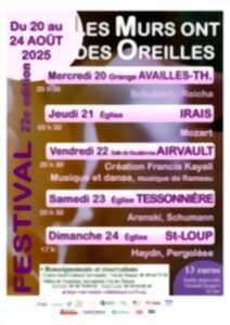 photo Concert pour piano et cordes, dans le cadre du Festival Les Murs ont des Oreilles