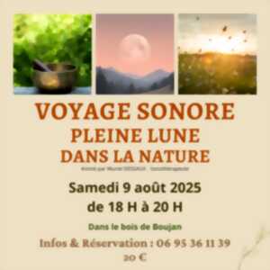 photo VOYAGE SONORE DANS LA NATURE