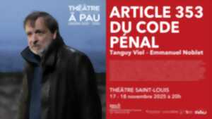 photo Théâtre à Pau - Article 353 du code pénal