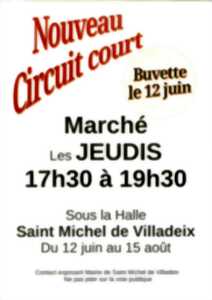 photo marché des producteurs circuit court  - Saint Michel de Villadeix - 31.07.2025