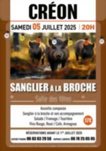 photo Repas : Sanglier à la broche