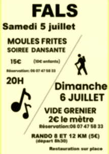photo Soirée repas et vide-greniers et randonnée