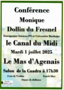 photo Conférence - Le Canal du Midi
