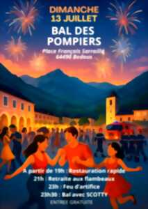 photo Bal des pompiers et feu d'artifice