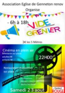 photo Vide-grenier et cinéma en plein air