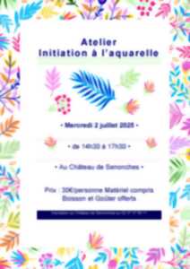 photo Atelier initiation à l'aquarelle