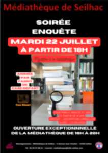 photo Soirée enquête : Mystère à la médiathèque