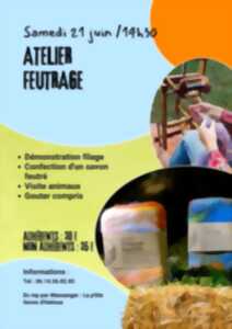 photo Atelier feutrage