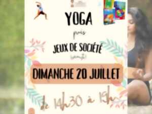 photo Yoga et jeux de société