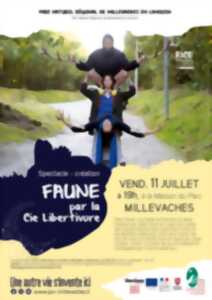 photo Faune - création par la Compagnie Libertivore
