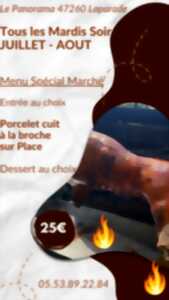 photo Menu spécial marché