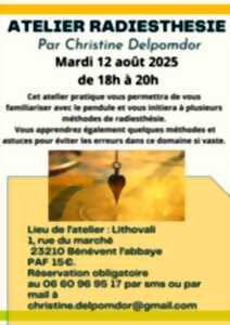 photo Atelier Radiesthésie