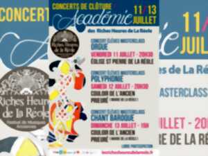 photo Concert des élèves de chant baroque (académie d'été)