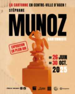 photo Expoistion en plein air : Sthépane Munoz, cartonniste