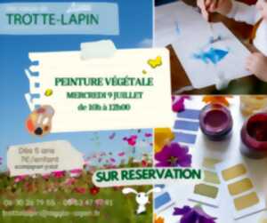 photo Animation nature en famille : Peinture Végétale