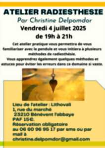 photo Atelier Radiesthésie