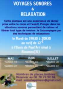 photo VOYAGES SONORES  & RELAXATION