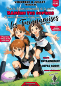 photo Rugby Club Treignac : dernier entraînement de la saison des Treignacoises cadettes