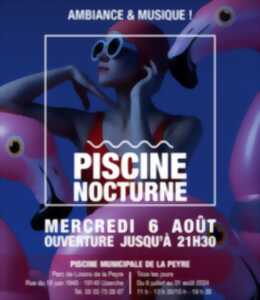 photo Piscine nocturne