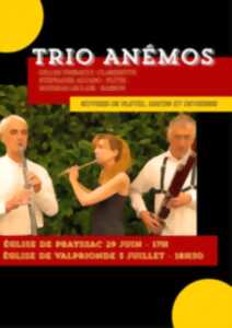 photo Trio Anémos en concert