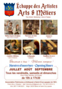 photo Inauguration de l'échoppe des Artistes, Arts et Métiers