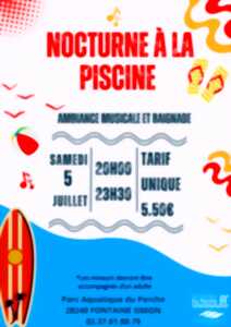 photo Nocturne à la piscine