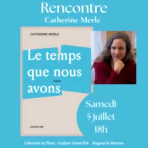 photo Rencontre avec l'autrice Catherine Merle