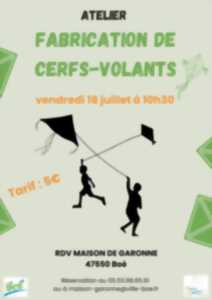 photo Atelier de fabrication d’un cerf-volant