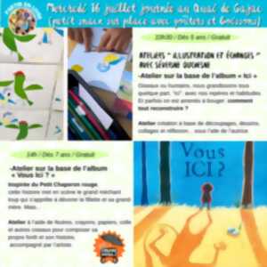 photo Atelier illustration avec Séverine Duschene
