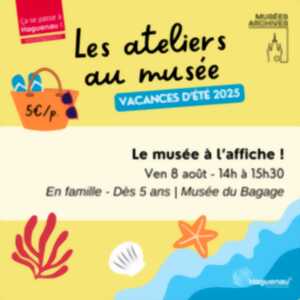photo Atelier en famille - Le musée à l'affiche !