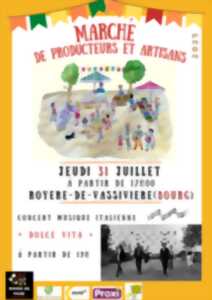 photo Marché de producteurs et d'artisans locaux