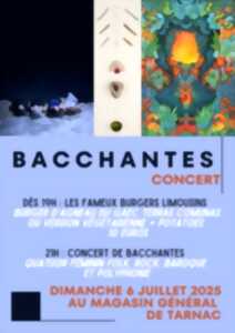 photo Soirée Burgers et concert avec Baccantes au Magasin Général