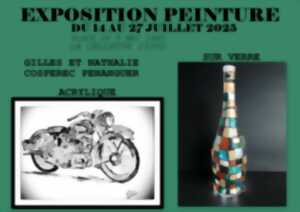 photo Exposition peinture Giles et Nathalie COSPEREC PANAUGUER