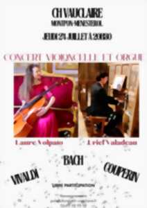 photo Concert violoncelle et orgue Laure Volpato - Uriel Valadeau