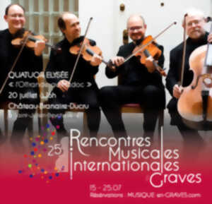 photo Quatuor Elysée – L’Offrande au Médoc : Un Concert d’Exception et Solidaire