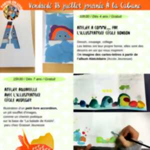 photo Atelier aquarelle avec l'illustratrice Cécile Hudrisier