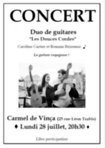 photo CONCERT DE GUITARE CLASSIQUE AU CARMEL DE VINÇA