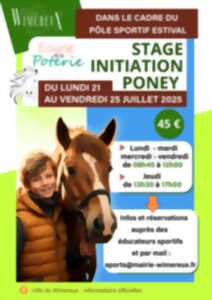 photo Pole estival : Stage initiation poney