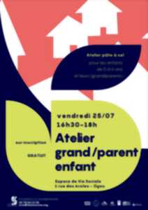 photo Atelier grand-parent-enfant - pâte à sel