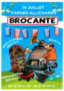 photo Brocante du Comité des fêtes de Farges-Allichamps