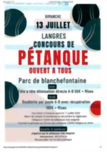 photo CONCOURS DE PÉTANQUE