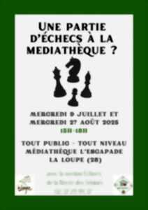 photo Une partie d'échecs à la médiathèque ?