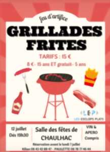 photo FEU D'ARTIFICE GRILLADES FRITES