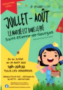 photo MARCHÉ ESTIVAL À SAINT-ETIENNE-DE-GOURGAS