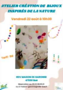 photo Atelier « bijoux nature »