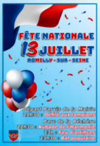 photo Festivités du 14 Juillet Départ au Parvis de la Mairie de Romilly-sur-Seine
