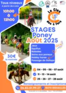 photo Stages de poney en août