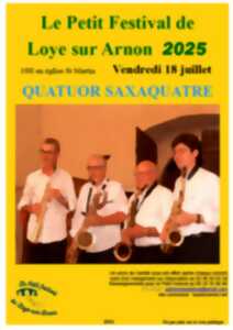 photo Petit Festival de Loye : Concert Quatuor Saxaquatre